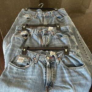 3 pair Men’s White Label Cinch Jeans 33x30